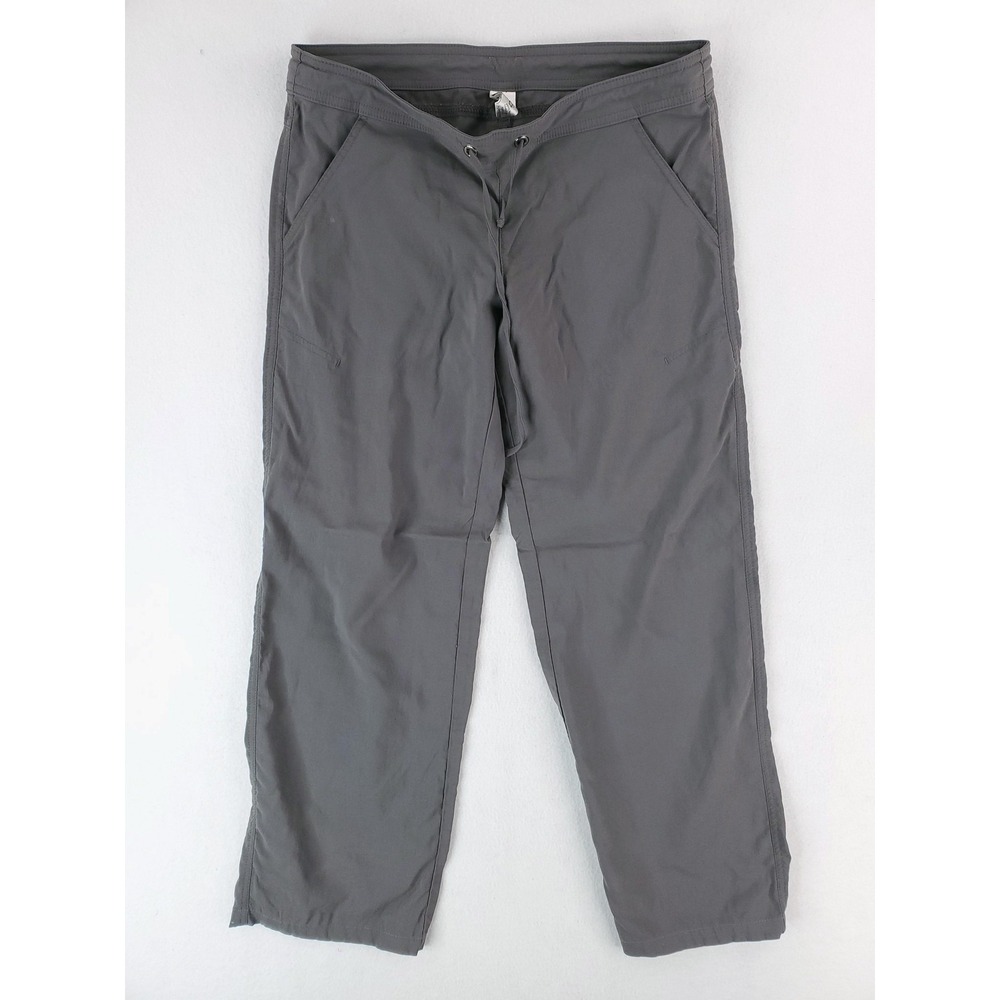 prAna Pants Womens XS Gray Breathe Drawstring Waist Yoga Travel Lightweight